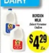 Arlan's Market Borden milk offer