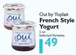 Festival Foods Oui by Yoplait French Style Yogurt offer
