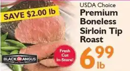 Festival Foods Black Angus Premium Boneless Sirloin Tip Roast offer
