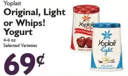 Festival Foods Yoplait Original, Light or Whips! Yogurt offer