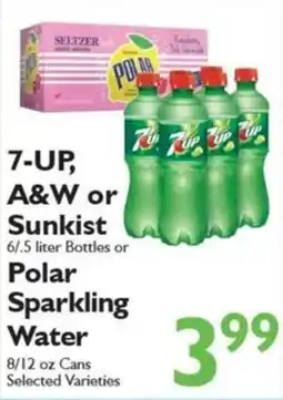 Festival Foods 7-up, a&w or sunkist sparkling water offer