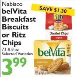 Festival Foods Nabisco belVita Breakfast Biscuits or Ritz Chips offer