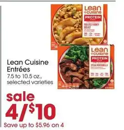 Giant Eagle Lean Cuisine Entrees offer