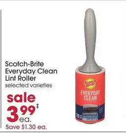 Giant Eagle Scotch-Brite Everyday Clean Lint Roller offer