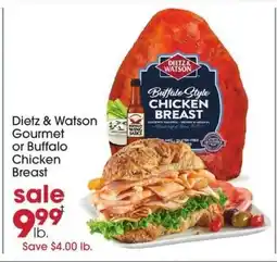 Giant Eagle Dietz & Watson Gourmet or Buffalo Chicken Breast offer