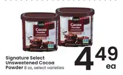 Albertsons Signature Select Unsweetened Cocoa Powder offer