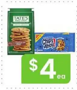 Albertsons Tate's Bake Shop Cookies / Chips Ahoy! Cookies offer