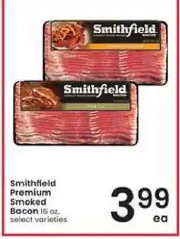Albertsons Smithfield Premium Smoked Bacon offer