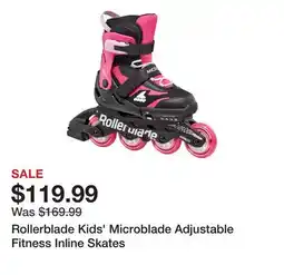Dick's Sporting Goods Rollerblade Kids' Microblade Adjustable Fitness Inline Skates offer