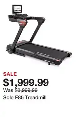 Dick's Sporting Goods Sole F85 Treadmill offer