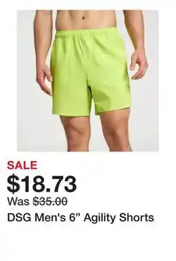 Dick's Sporting Goods DSG Men's 6 Agility Shorts offer