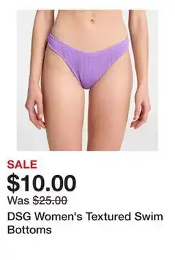 Dick's Sporting Goods DSG Women's Textured Swim Bottoms offer