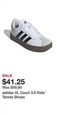 Kohl's adidas VL Court 3.0 Kids' Tennis Shoes offer