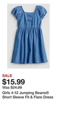 Kohl's Girls 4-12 Jumping Beans Short Sleeve Fit & Flare Dress offer