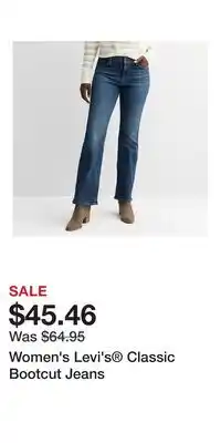 Kohl's Women's Levi's Classic Bootcut Jeans offer
