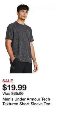 Kohl's Men's Under Armour Tech Textured Short Sleeve Tee offer