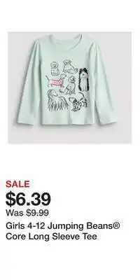 Kohl's Girls 4-12 Jumping Beans Core Long Sleeve Tee offer