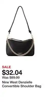 Kohl's Nine West Denzielle Convertible Shoulder Bag offer