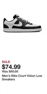 Kohl's Men's Nike Court Vision Low Sneakers offer
