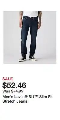 Kohl's Men's Levi's 511 Slim Fit Stretch Jeans offer