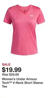 Kohl's Women's Under Armour Tech V-Neck Short Sleeve Tee offer