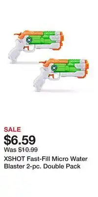 Kohl's XSHOT Fast-Fill Micro Water Blaster 2-pc. Double Pack offer