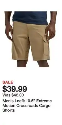 Kohl's Men's Lee 10.5 Extreme Motion Crossroads Cargo Shorts offer