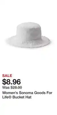 Kohl's Women's Sonoma Goods For Life Bucket Hat offer