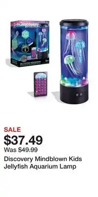 Kohl's Discovery Mindblown Kids Jellyfish Aquarium Lamp offer