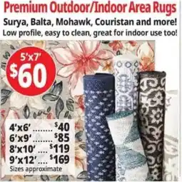 Ocean State Job Lot Premium Outdoor/Indoor Area Rugs offer