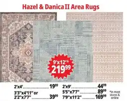 Ocean State Job Lot Hazel & Danica II Area Rugs offer