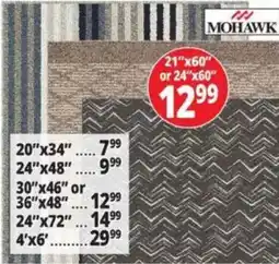 Ocean State Job Lot Mohawk rug offer