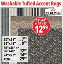 Ocean State Job Lot Washable Tufted Accent Rugs offer
