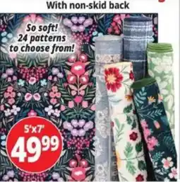 Ocean State Job Lot Non-skid back rug offer