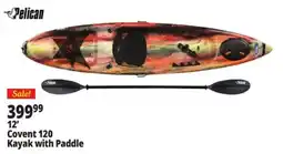 Ocean State Job Lot Pelican Covent 120 Kayak with Paddle offer