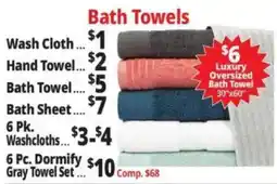 Ocean State Job Lot Luxury Oversized Bath Towel offer
