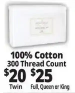 Ocean State Job Lot 100% Cotton 300 Thread Count offer