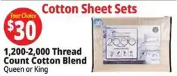 Ocean State Job Lot Cotton Sheet Sets offer