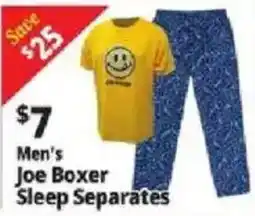 Ocean State Job Lot Men's joe boxer sleep separates offer