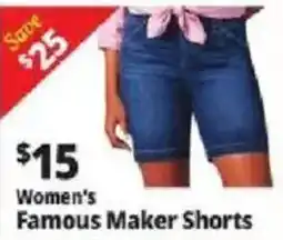 Ocean State Job Lot Women's famous maker shorts offer