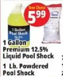 Ocean State Job Lot Your Choice Premium Liquid Pool Shock offer