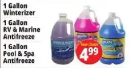 Ocean State Job Lot Splash winterizer, rv & marine antifreeze, pool & spa antifreeze offer