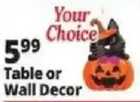 Ocean State Job Lot Your Choice Table or Wall Decor offer