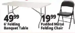 Ocean State Job Lot 6' Folding Banquet Table offer