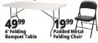Ocean State Job Lot 6' Folding Banquet Table offer
