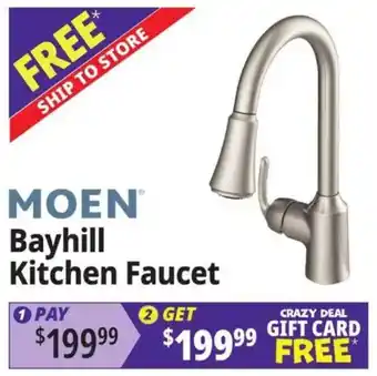 Moen bayhill kitchen faucet