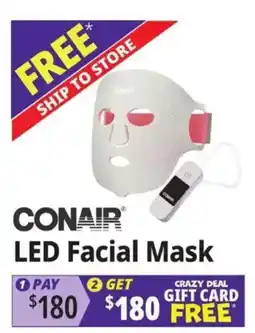 Ocean State Job Lot Conair led facial mask offer
