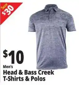 Ocean State Job Lot Men's head & bass creek t-shirts & polos offer
