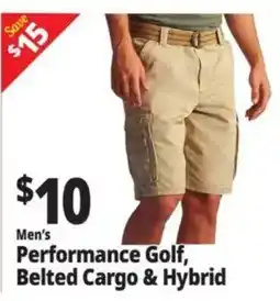 Ocean State Job Lot Men's Performance Golf, Belted Cargo & Hybrid offer