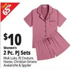 Ocean State Job Lot Women's 2 pc. pj sets offer